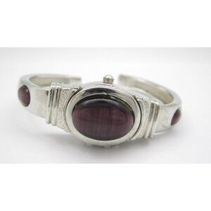Women Studio Time Quartz Analog 18mm Oval Bangle Watch (I19) "New Battery"
